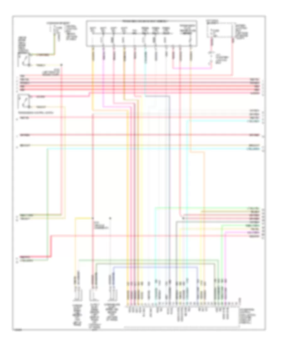4.0L, Engine Performance Wiring Diagrams (2 of 4) for Mercury Mountaineer 2002