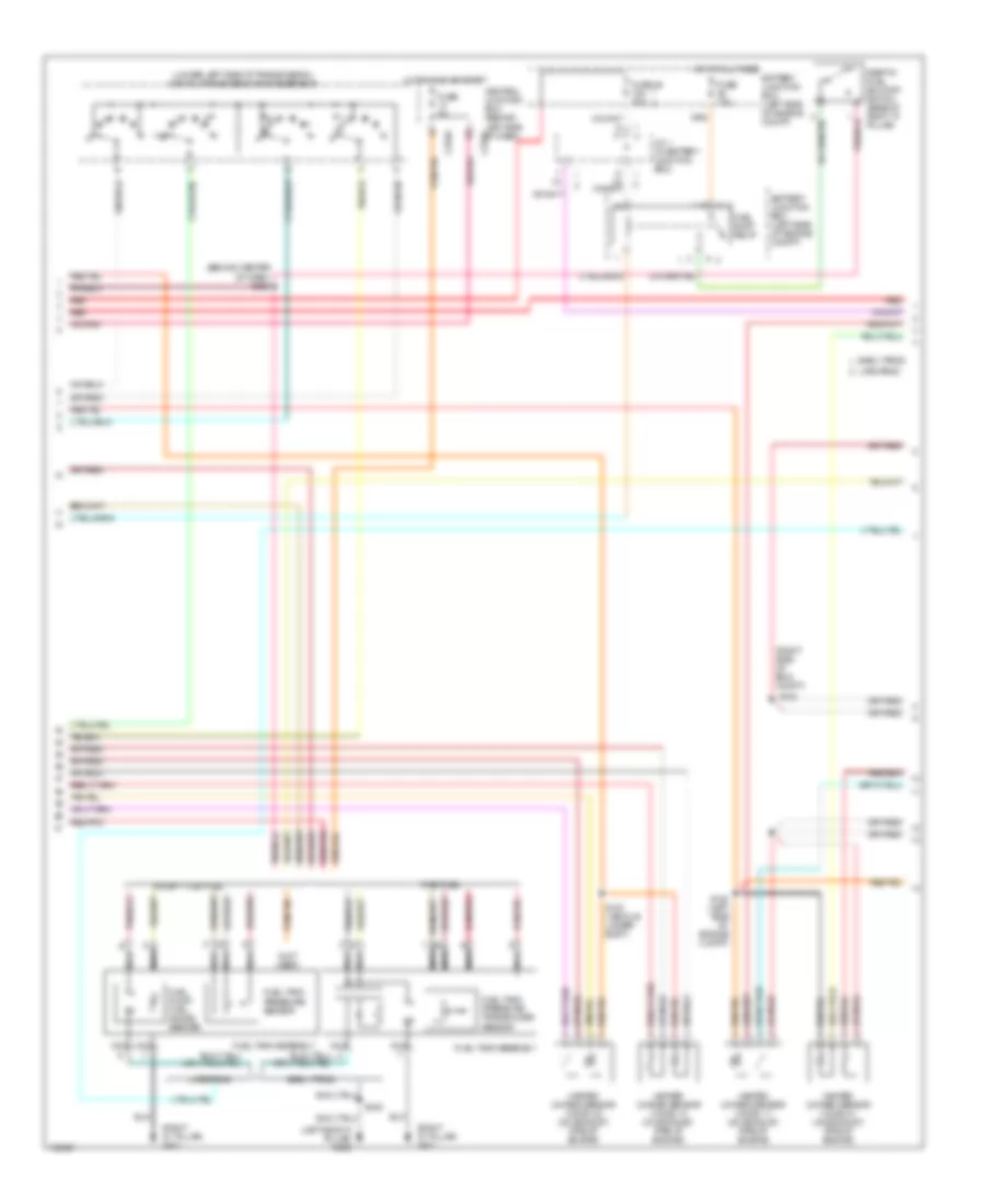 4.0L, Engine Performance Wiring Diagrams (3 of 4) for Mercury Mountaineer 2002