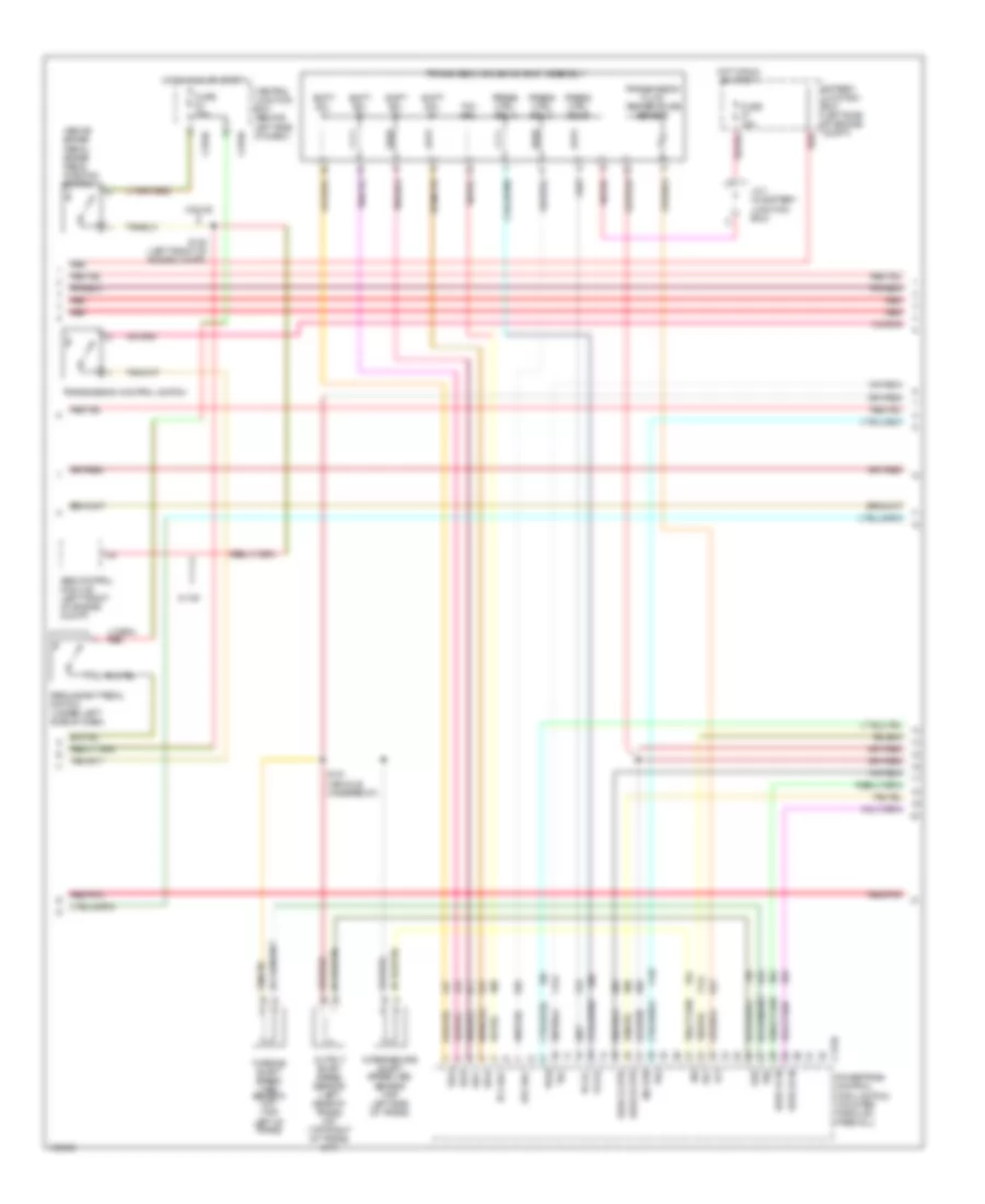 4.6L, Engine Performance Wiring Diagrams (2 of 4) for Mercury Mountaineer 2002