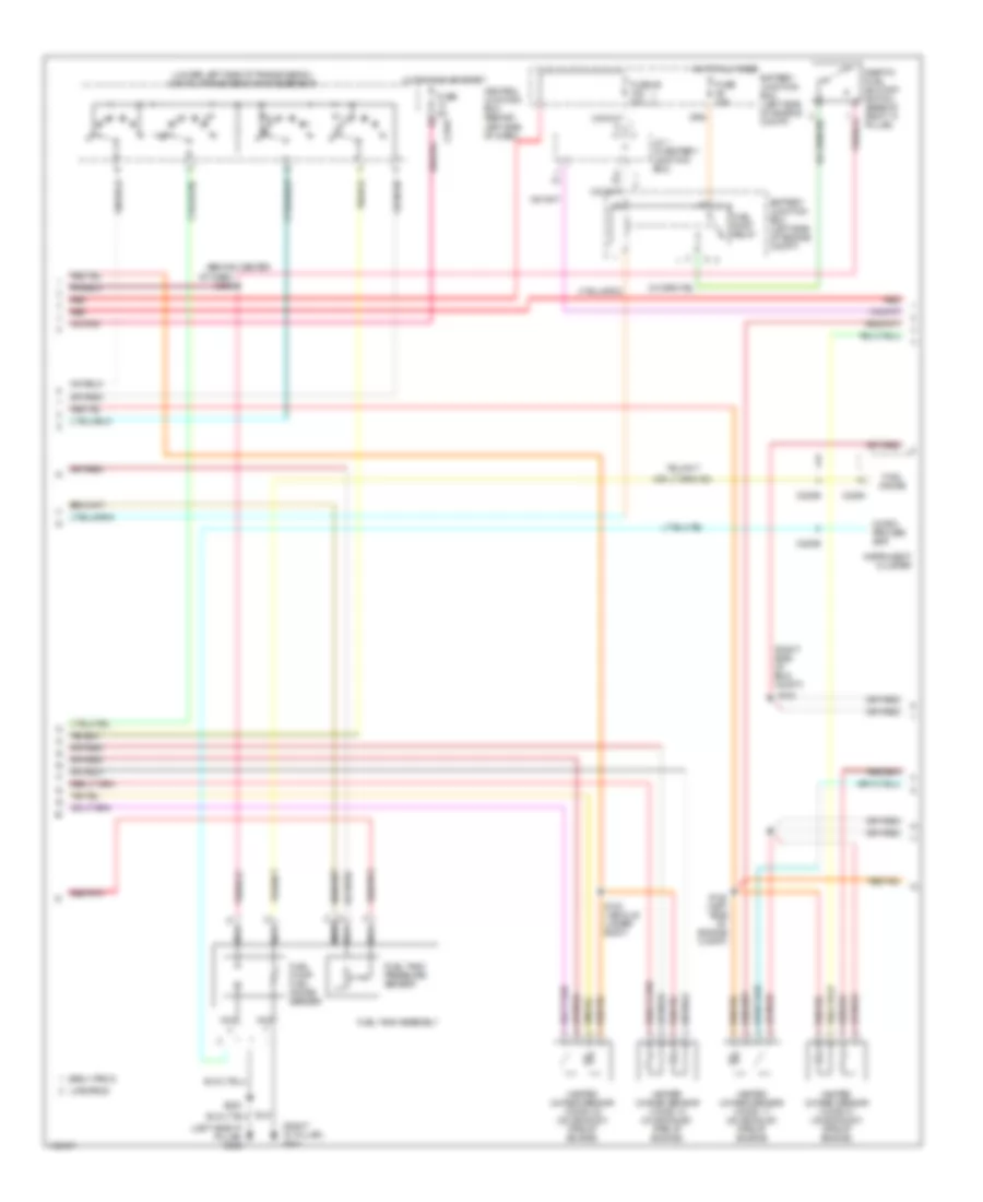 4.6L, Engine Performance Wiring Diagrams (3 of 4) for Mercury Mountaineer 2002