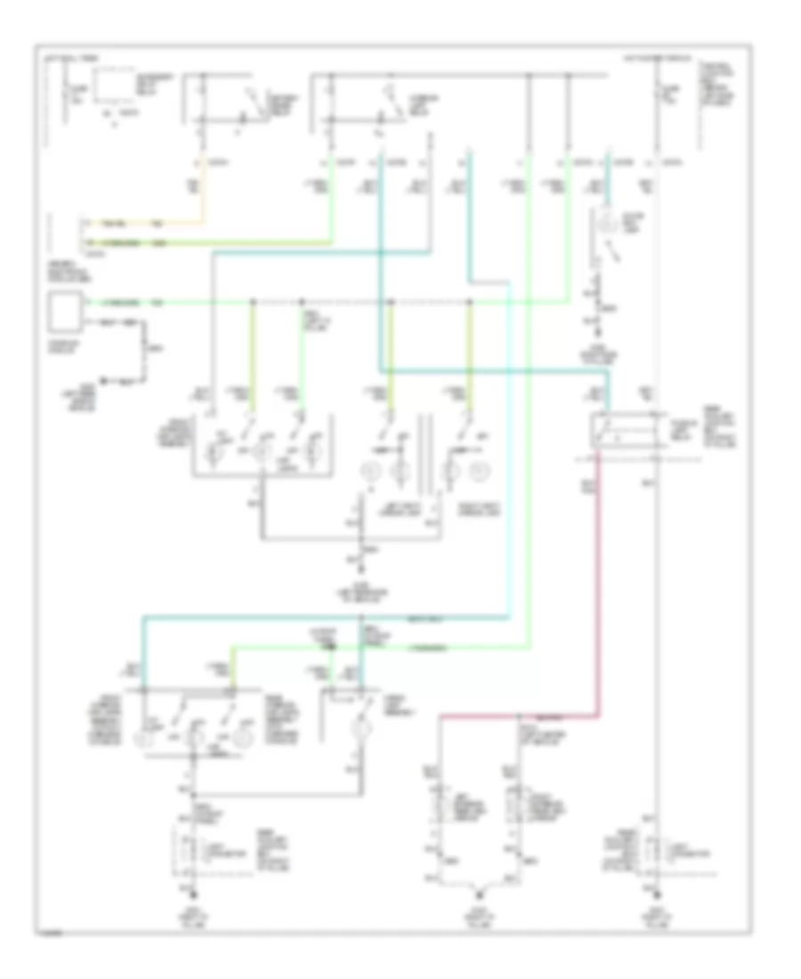 Courtesy Lamps Wiring Diagram Early Production for Mercury Mountaineer 2002