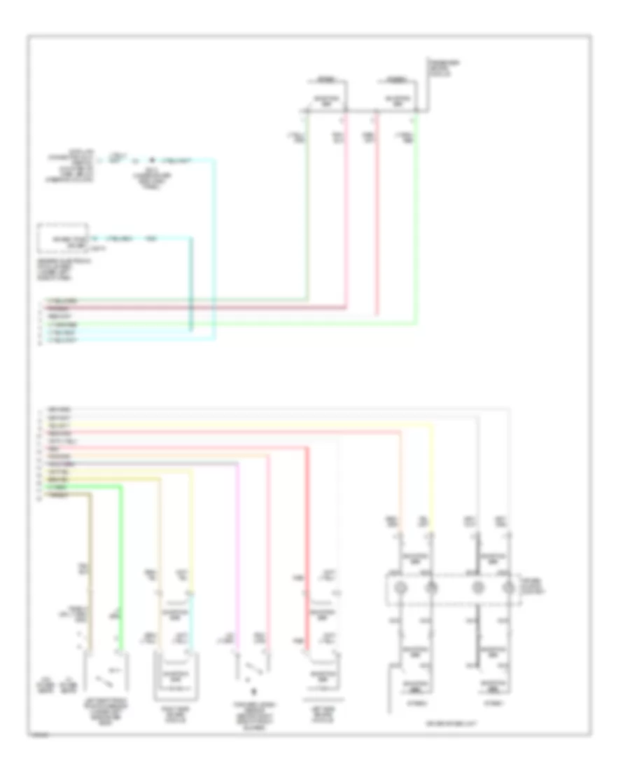 Supplemental Restraint Wiring Diagram (2 of 2) for Mercury Sable GS 2002