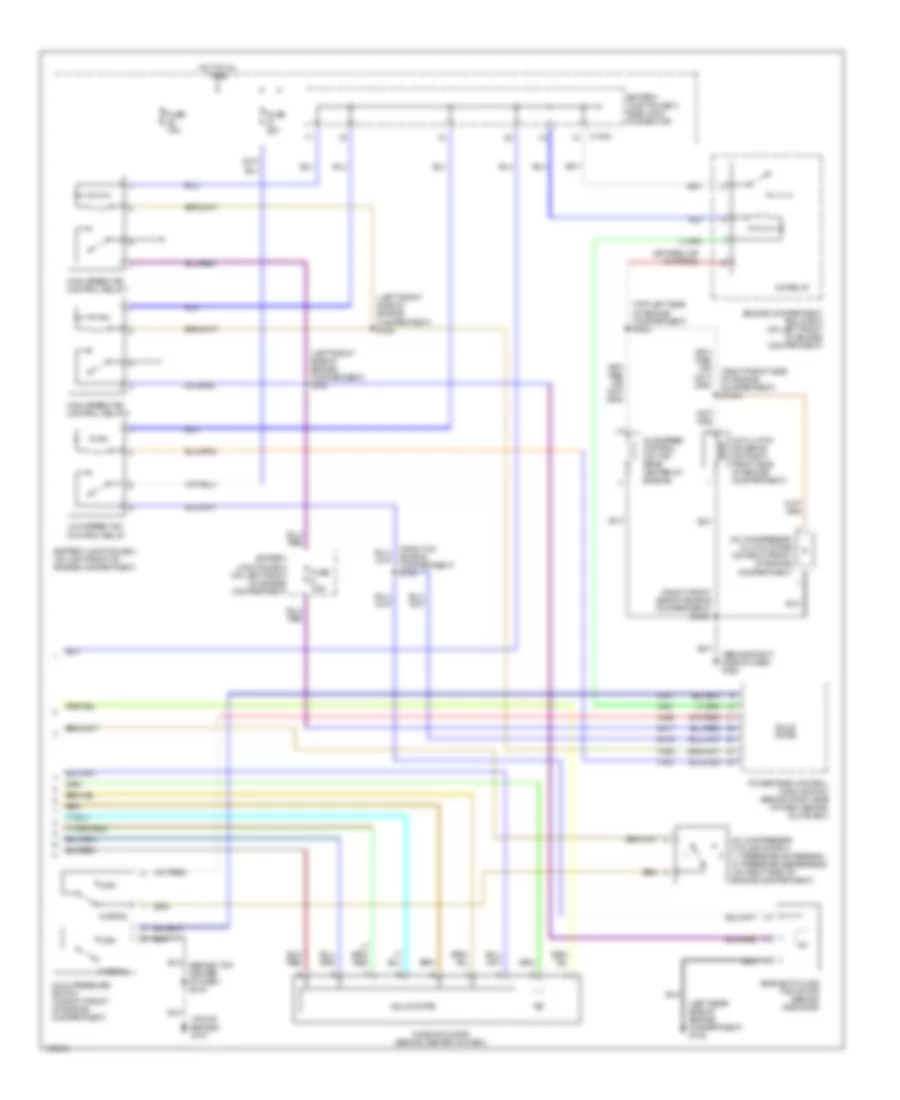 Automatic AC Wiring Diagram (2 of 2) for Mercury Villager 2002