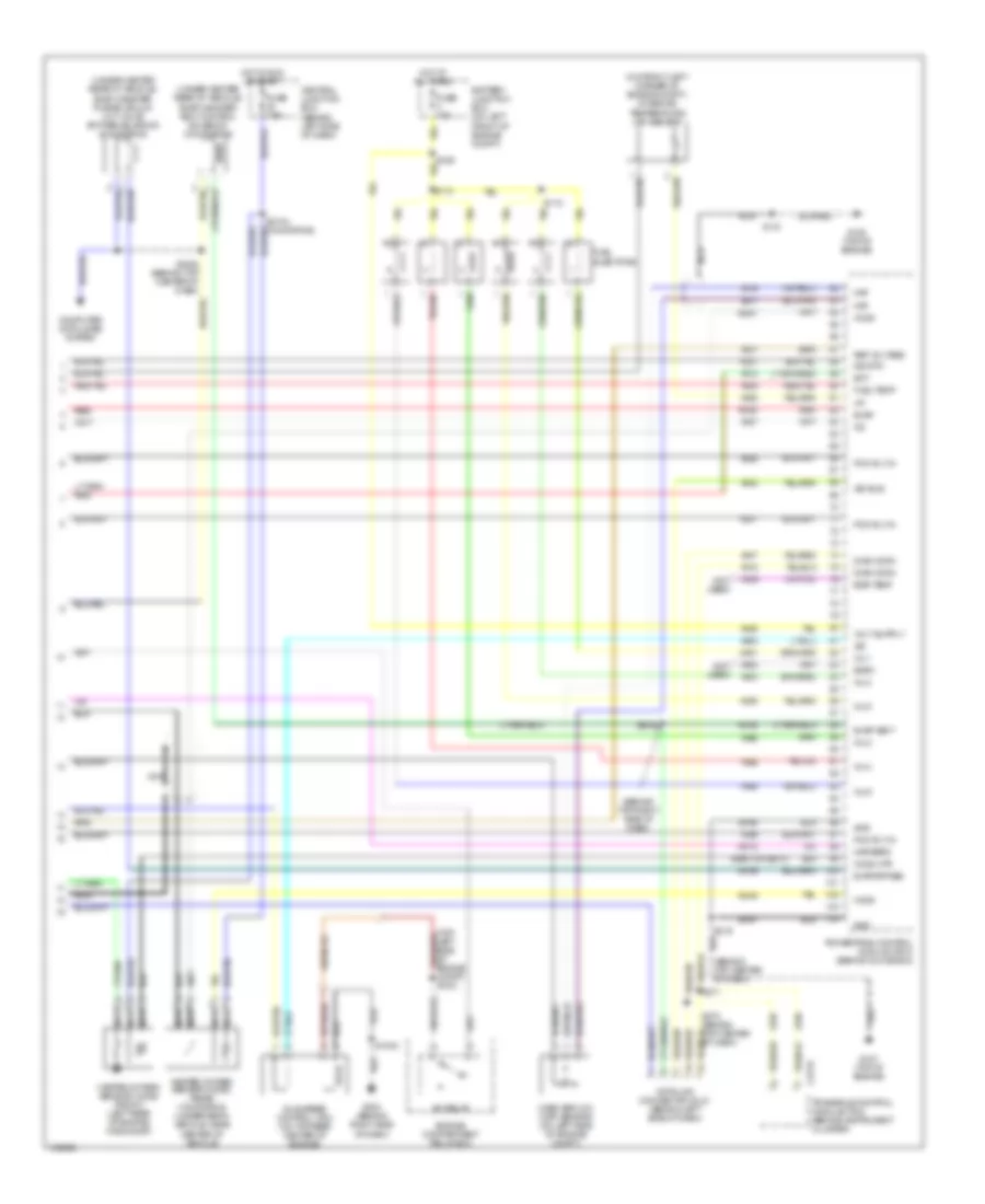 3.3L, Engine Performance Wiring Diagrams (3 of 3) for Mercury Villager 2002