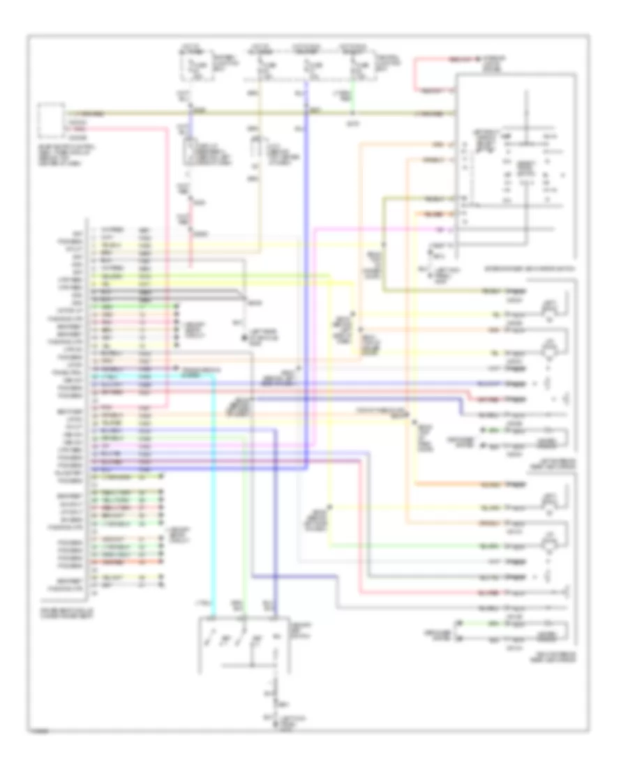 Memory Mirrors Wiring Diagram for Mercury Villager 2002