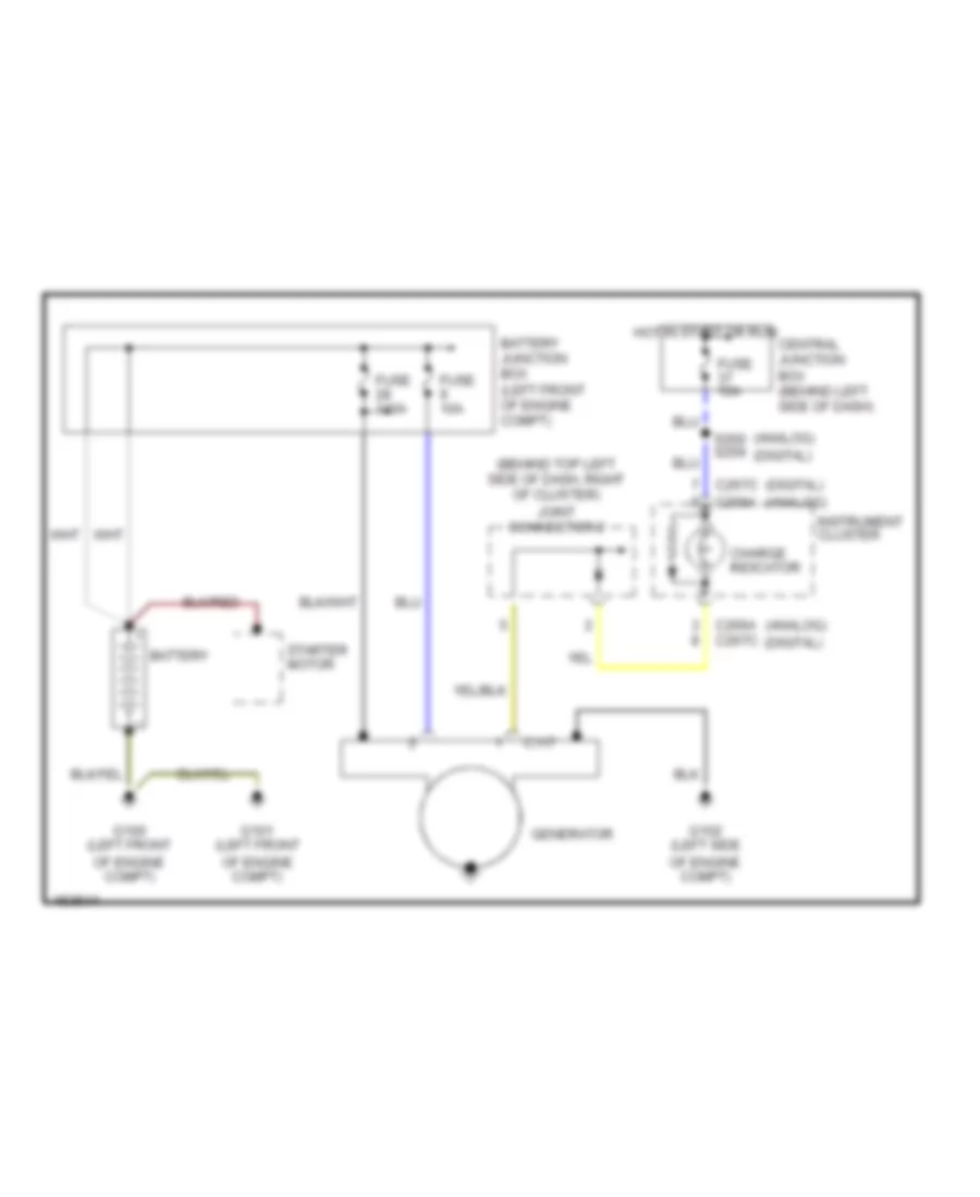 Charging Wiring Diagram for Mercury Villager 2002