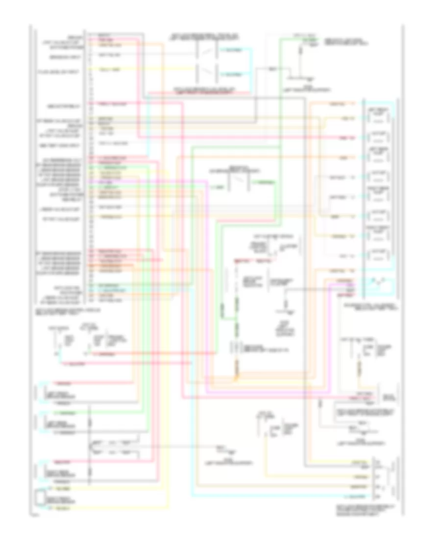 Anti-lock Brake Wiring Diagrams for Mercury Cougar XR7 1994