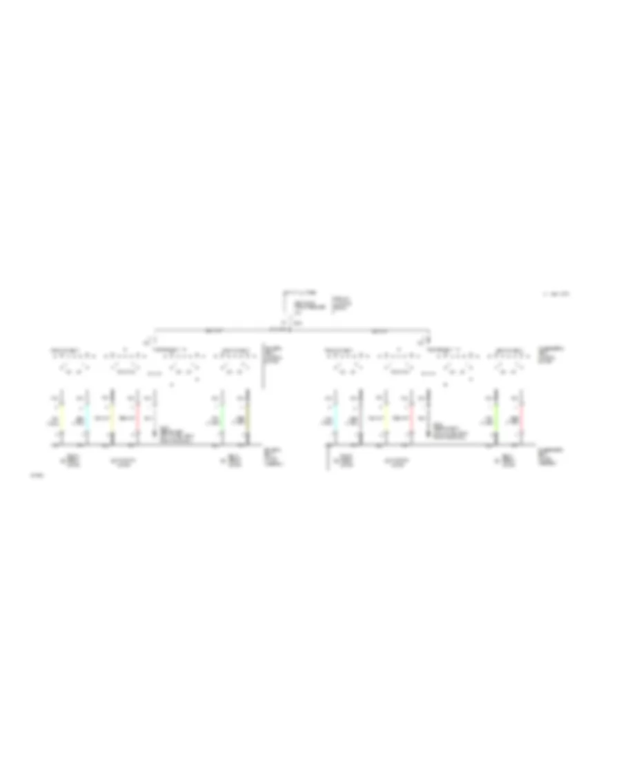 Power Seat Wiring Diagram for Mercury Cougar XR7 1994