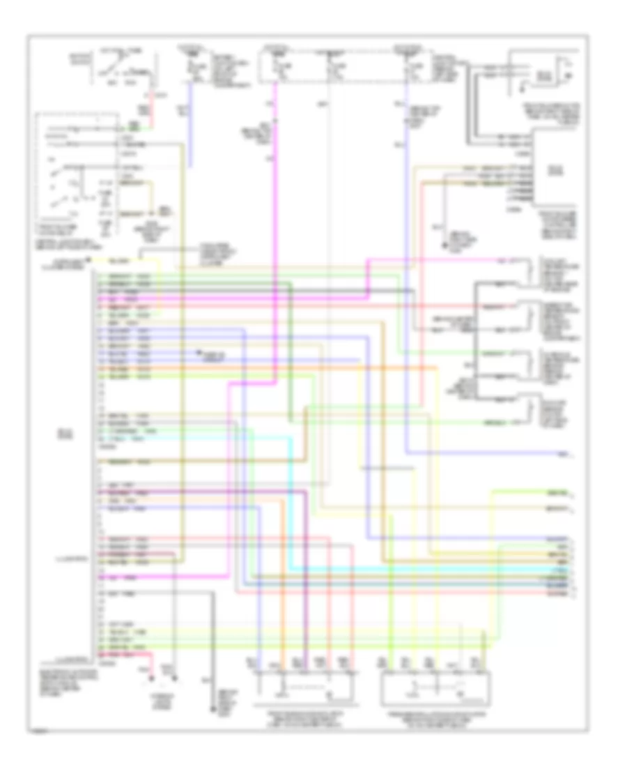 Automatic A C Wiring Diagram 1 of 2 for Mercury Villager Estate 2002