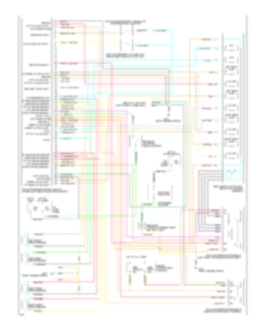 Anti-lock Brake Wiring Diagrams for Mercury Grand Marquis GS 1994