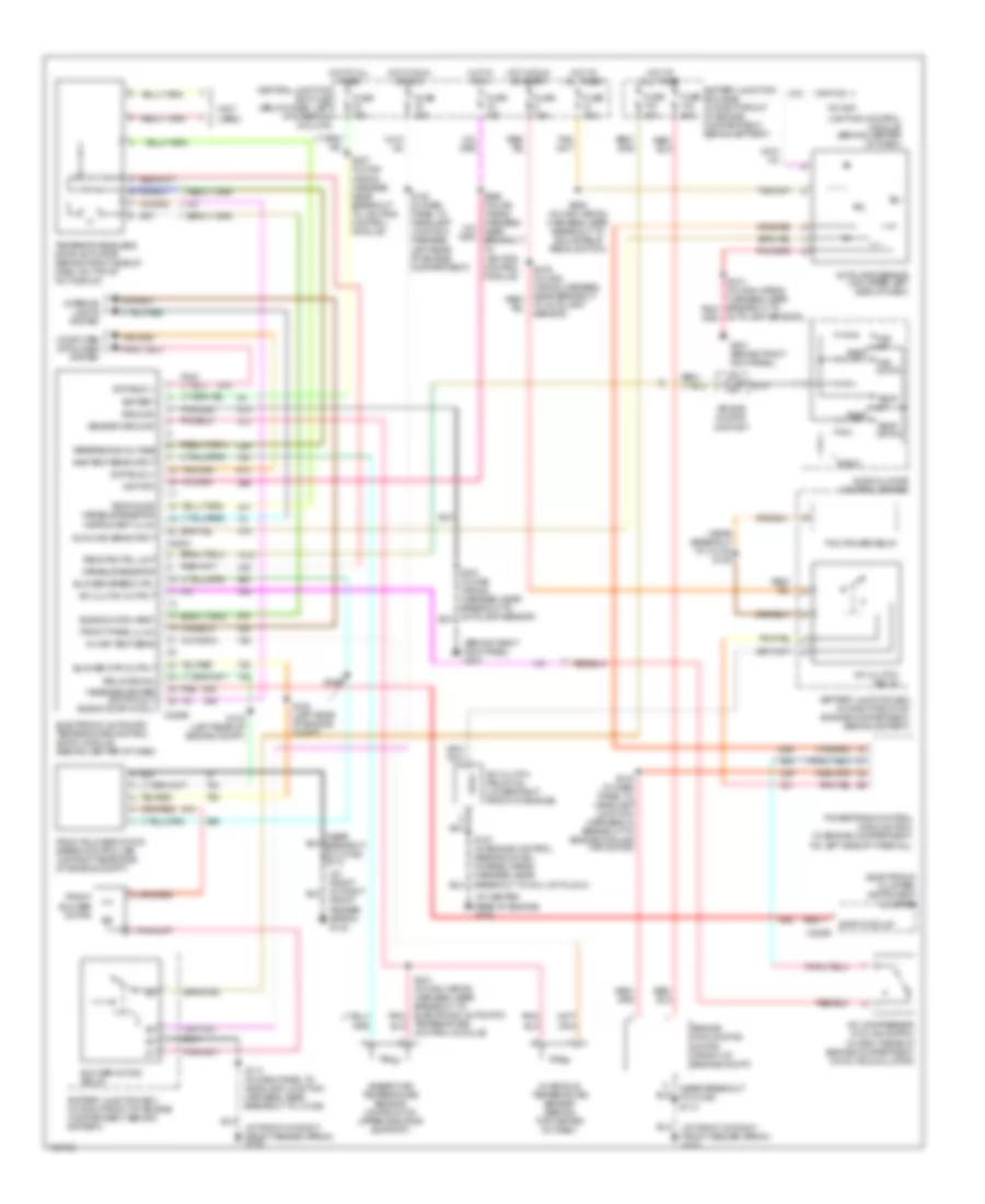 Automatic A C Wiring Diagram for Mercury Grand Marquis GS 2003