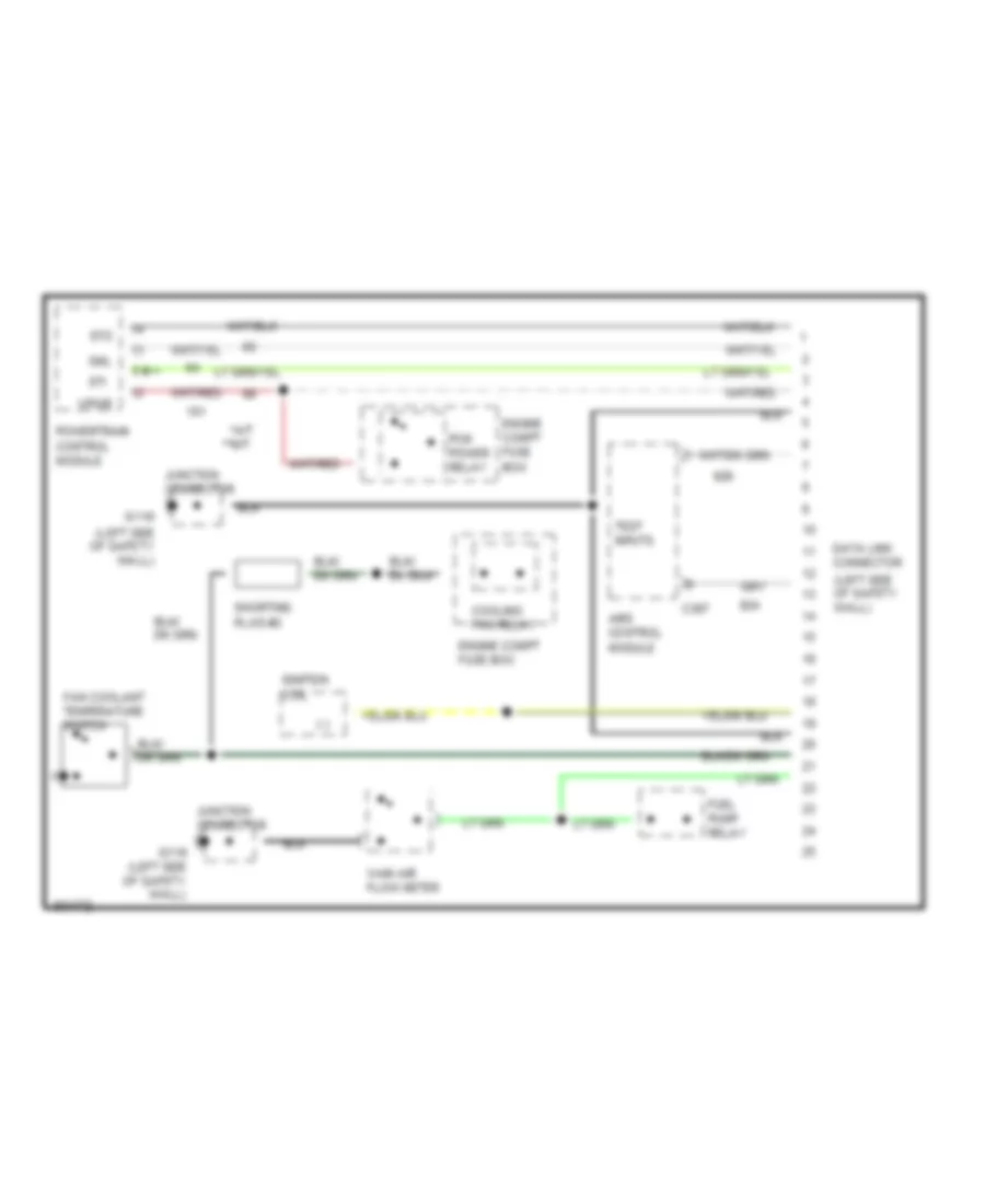 1 8L Computer Data Lines for Mercury Tracer 1994