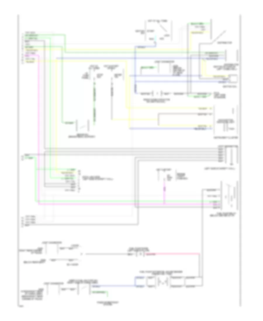 1.8L, Engine Performance Wiring Diagrams, MT (2 of 2) for Mercury Tracer 1994