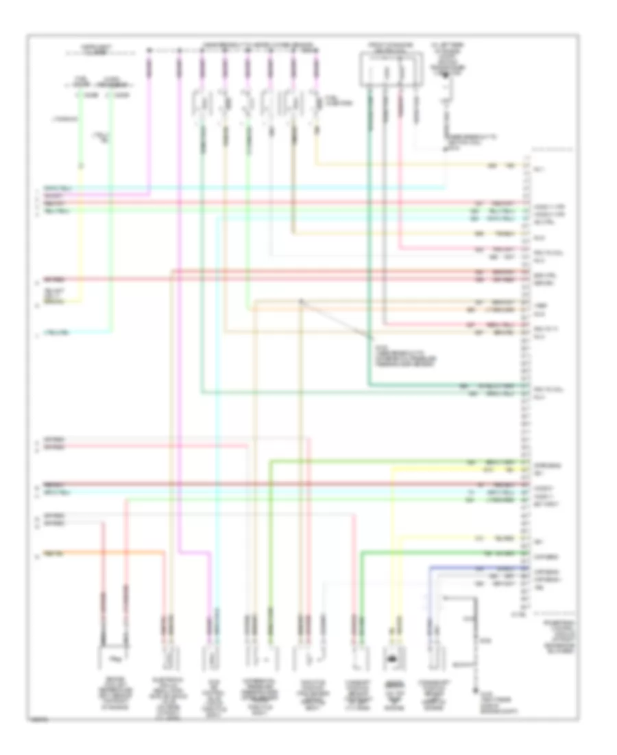 4.0L, Engine Performance Wiring Diagram (4 of 4) for Mercury Mountaineer 2003