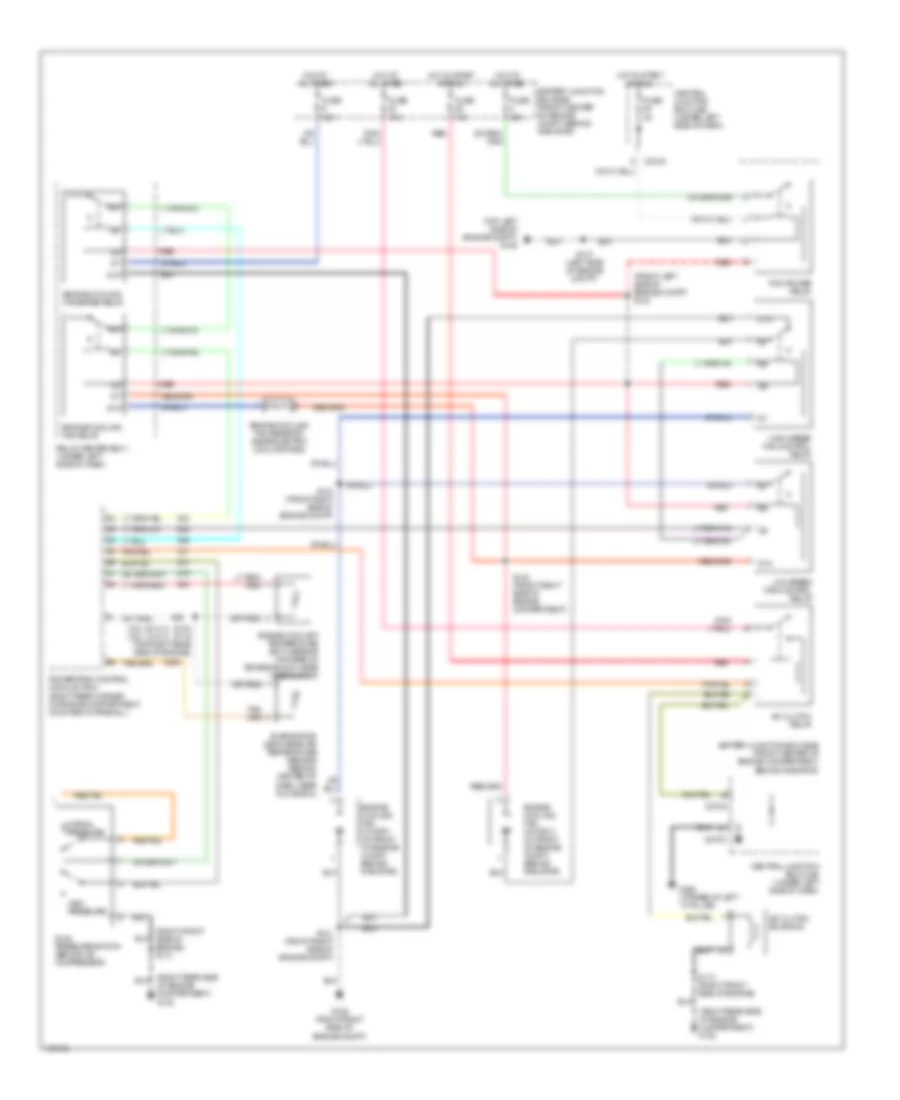 Manual A C Wiring Diagram 2 of 2 for Mercury Sable GS 2003