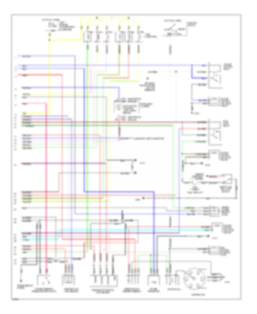 3.0L, Engine Performance Wiring Diagrams (2 of 2) for Mercury Villager GS 1994