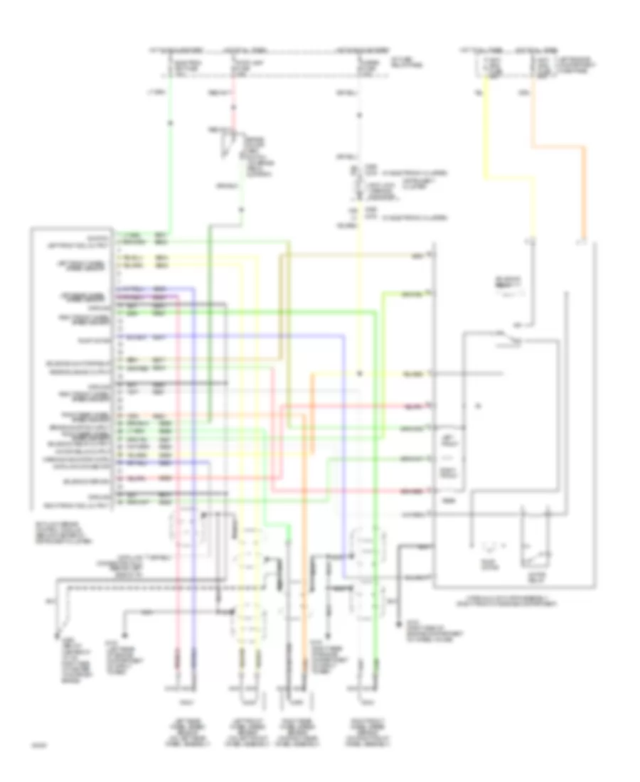 Anti-lock Brake Wiring Diagrams for Mercury Villager LS 1994