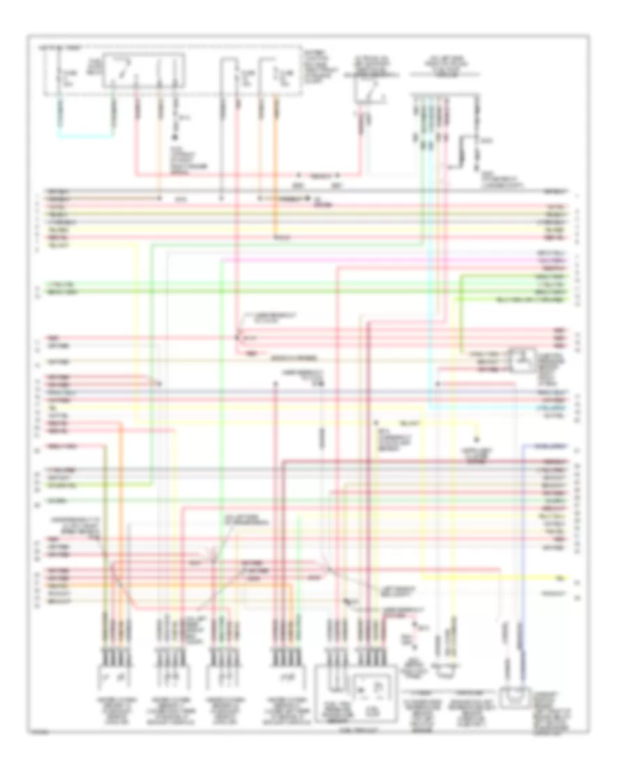 4.6L, Engine Performance Wiring Diagram (3 of 4) for Mercury Grand Marquis GS 2004