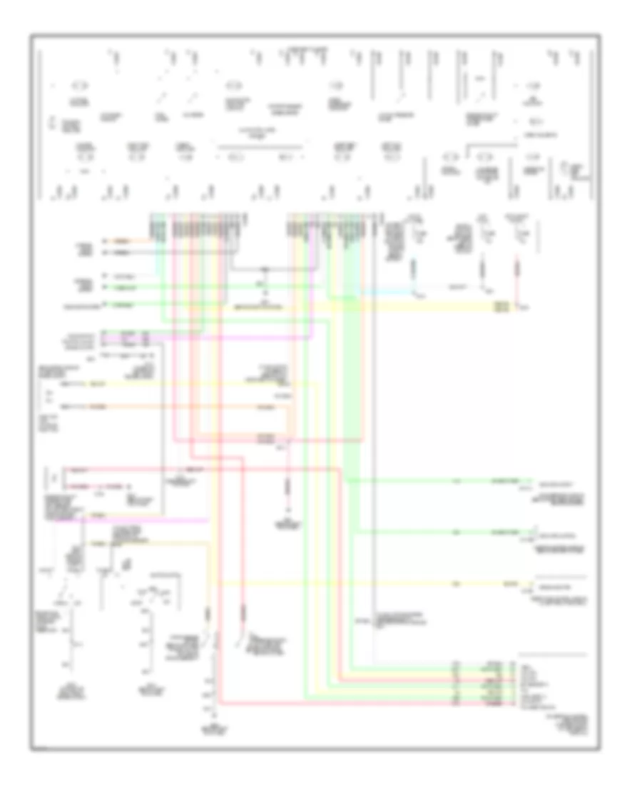 Analog Cluster Wiring Diagram for Mercury Grand Marquis GS 2004