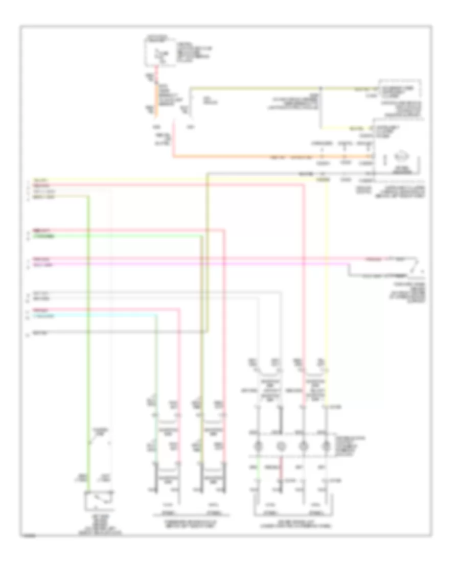 Supplemental Restraints Wiring Diagram (2 of 2) for Mercury Grand Marquis GS 2004