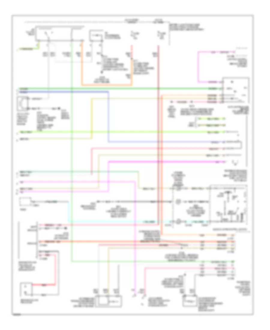 Automatic AC Wiring Diagram (2 of 2) for Mercury Grand Marquis GS 2005