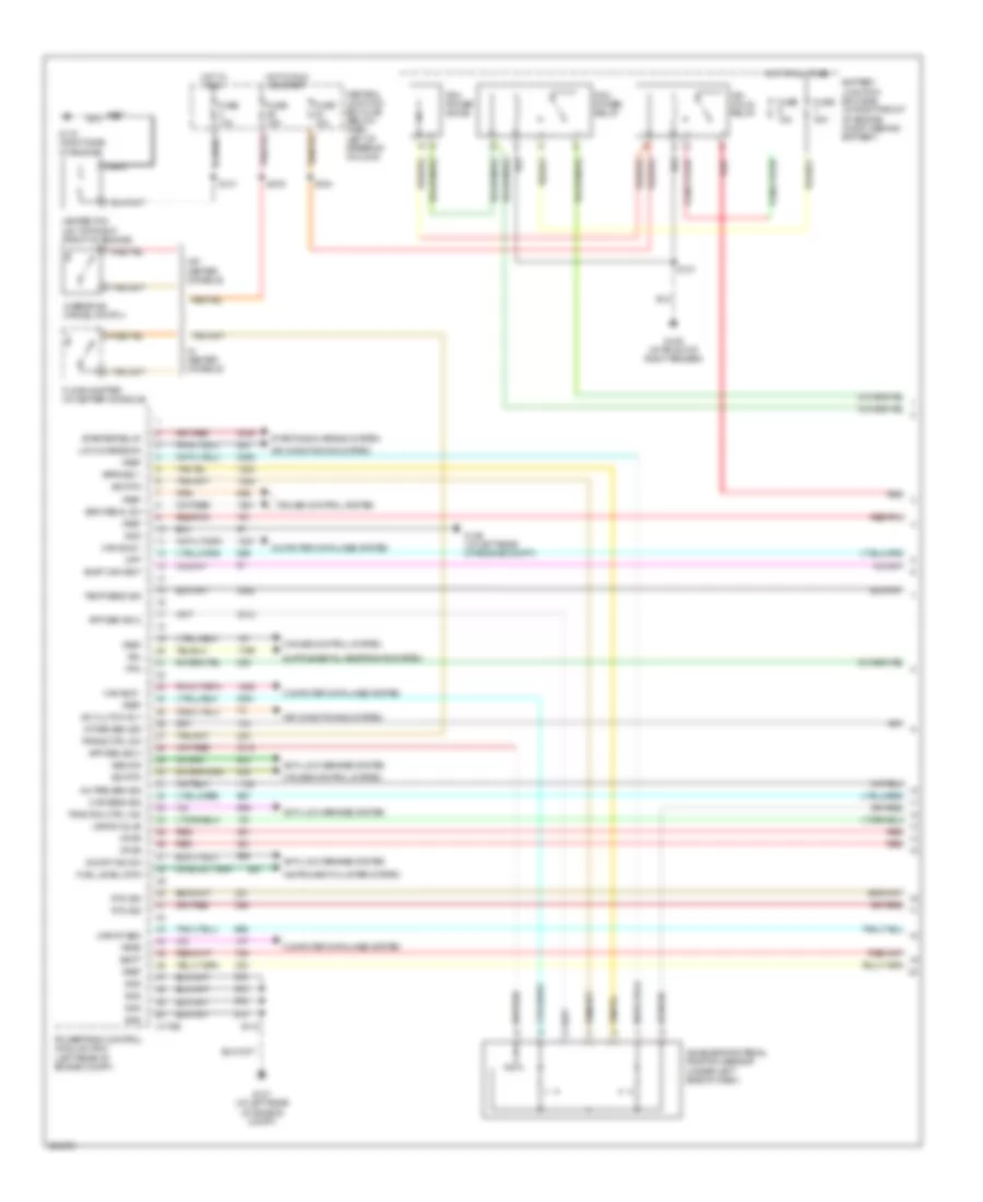 Engine Performance Wiring Diagram 1 of 5 for Mercury Grand Marquis GS 2005