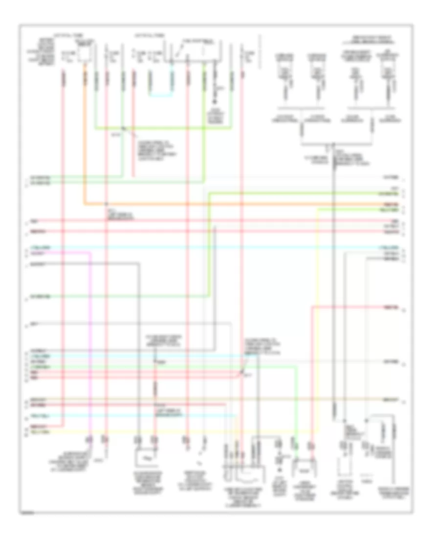 Engine Performance Wiring Diagram (2 of 5) for Mercury Grand Marquis GS 2005