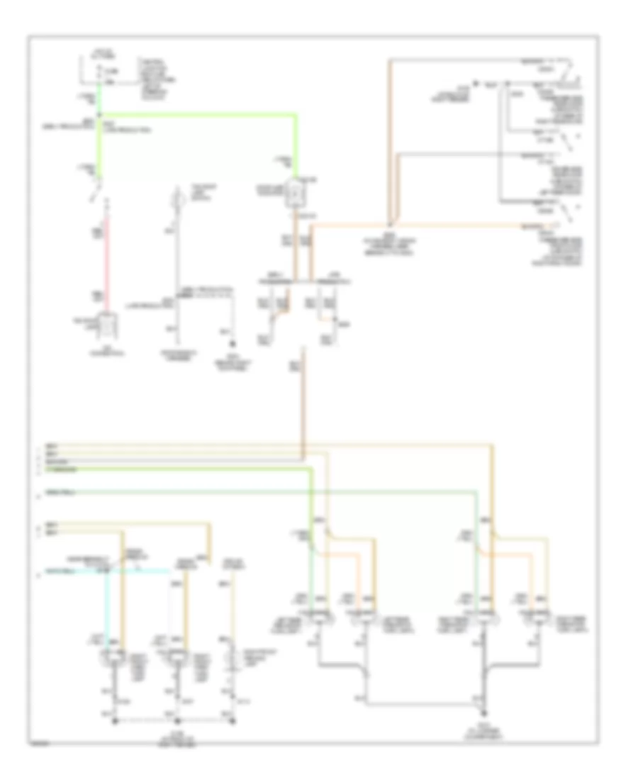 Exterior Lamps Wiring Diagram, without Police Option (2 of 2) for Mercury Grand Marquis GS 2005