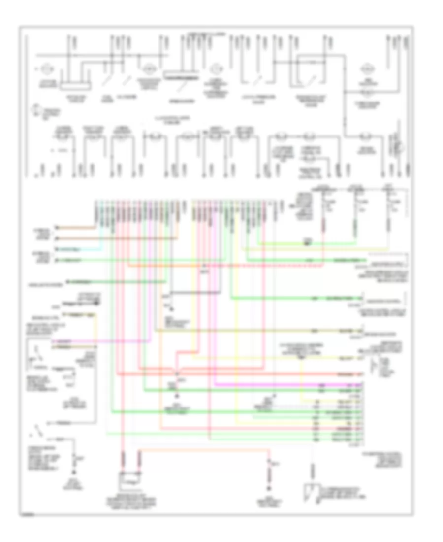 Analog Cluster Wiring Diagram for Mercury Grand Marquis GS 2005