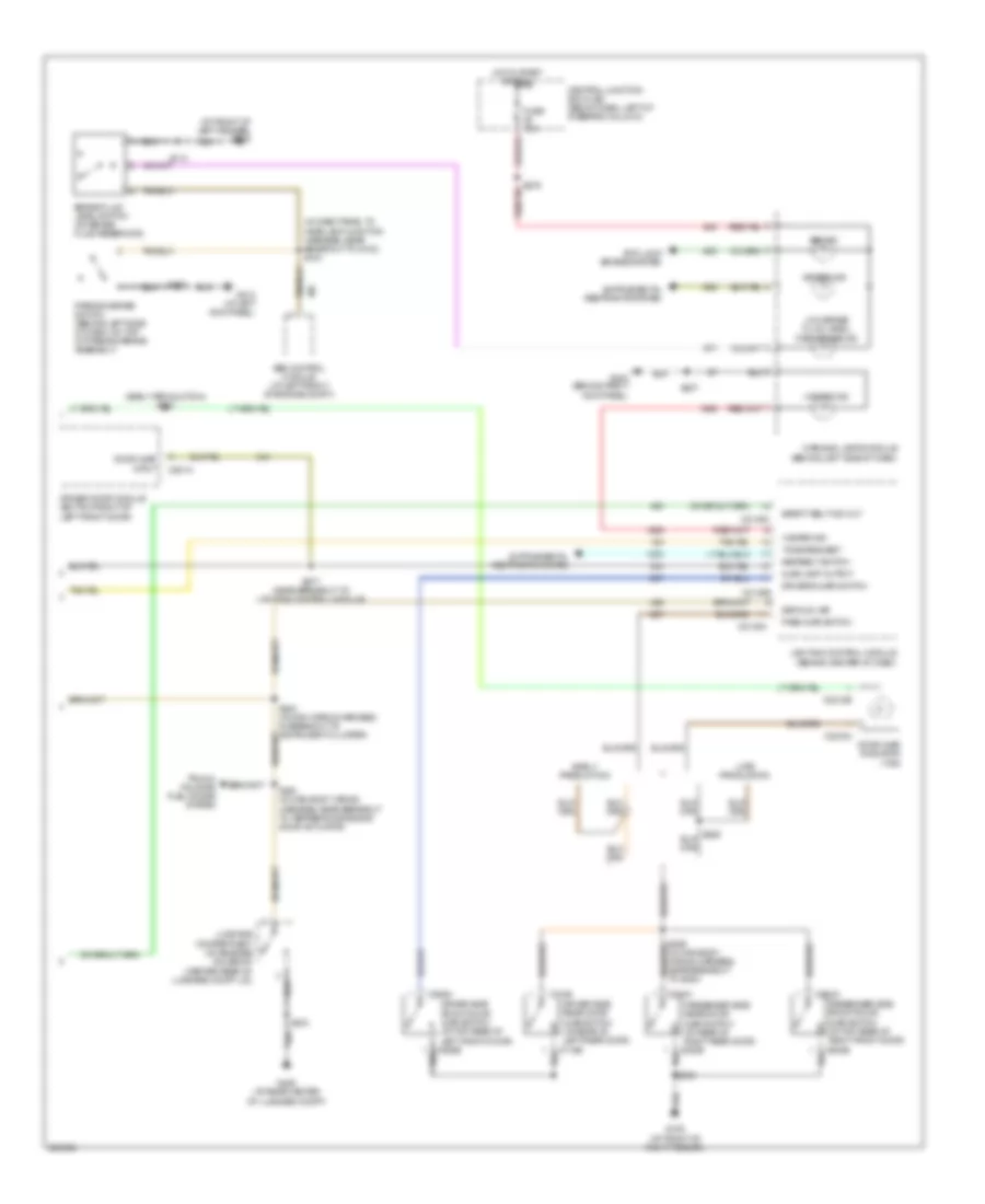 Electronic Cluster Wiring Diagram (2 of 2) for Mercury Grand Marquis GS 2005