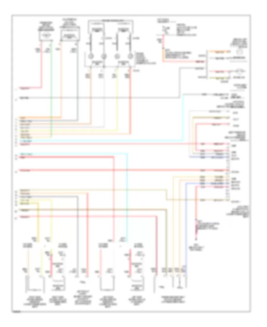 Supplemental Restraints Wiring Diagram (2 of 2) for Mercury Grand Marquis GS 2005