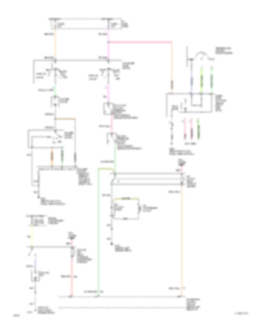 AC Wiring Diagram, Manual AC for Mercury Grand Marquis GS 1995