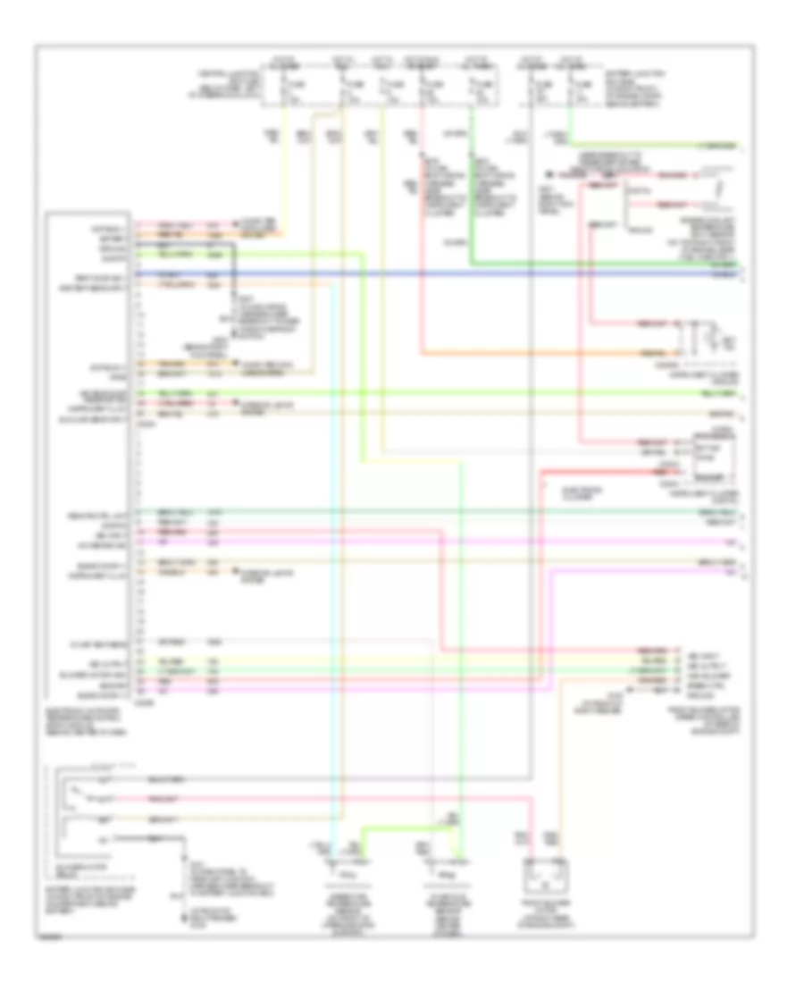 Электросхема кондиционера (1 из 2) для Mercury Grand Marquis LSE 2005