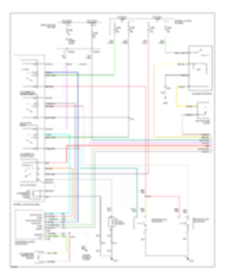 2 3L Manual A C Wiring Diagram 1 of 2 for Mercury Mariner 2005