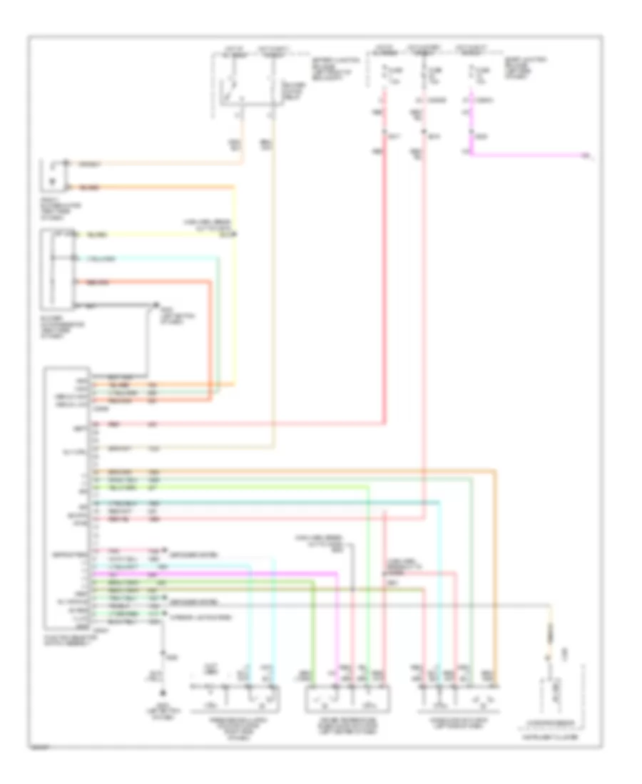 Manual A C Wiring Diagram 1 of 2 for Mercury Montego 2005