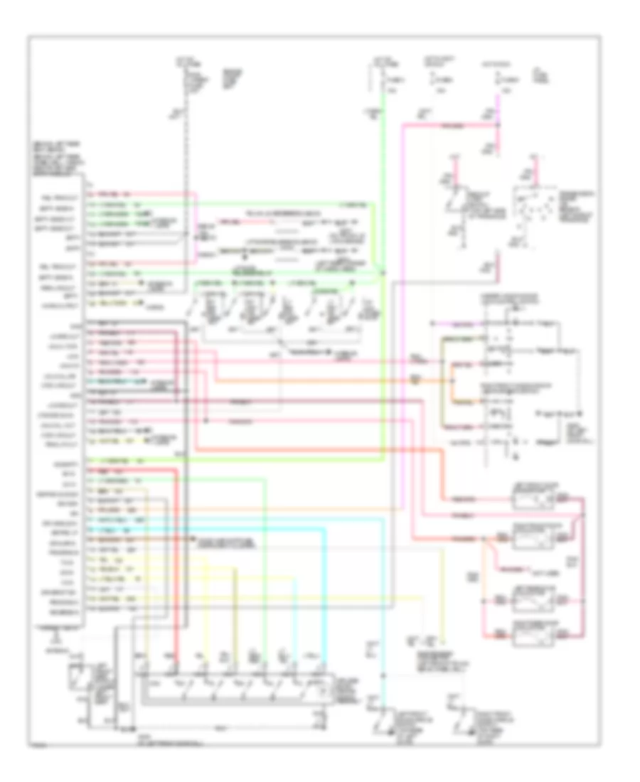 Keyless Entry Wiring Diagram for Mercury Sable GS 1995