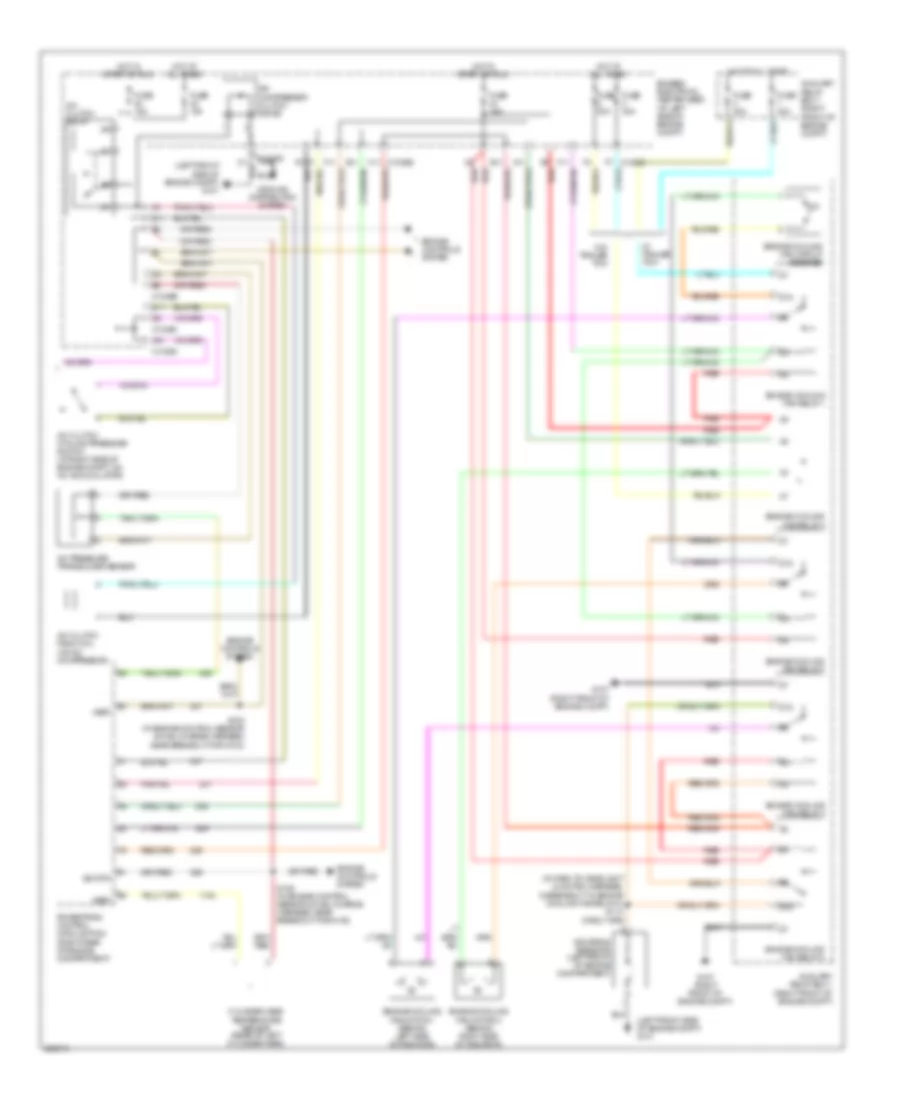 Automatic A C Wiring Diagram 2 of 2 for Mercury Monterey 2005