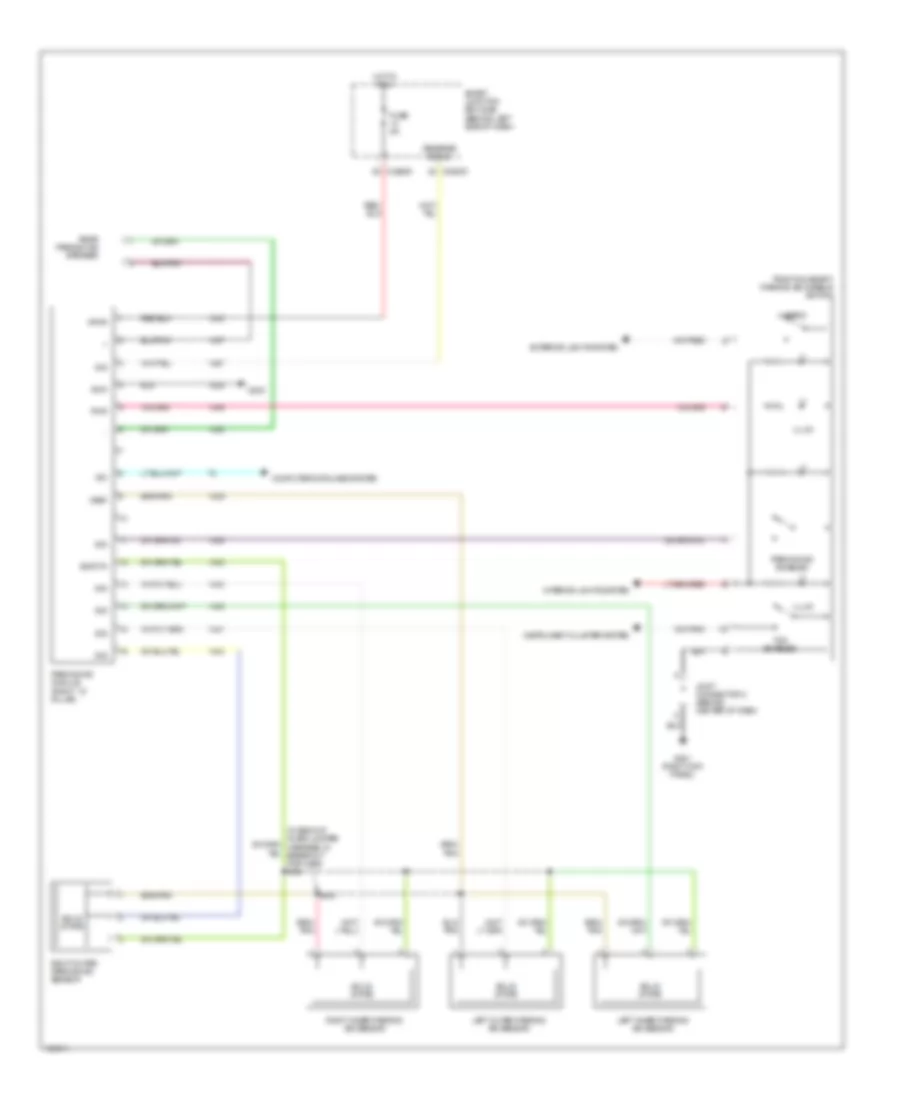 Parking Assistant Wiring Diagram, without Front Parking Aid Wiring Diagram for Mercury Monterey 2005