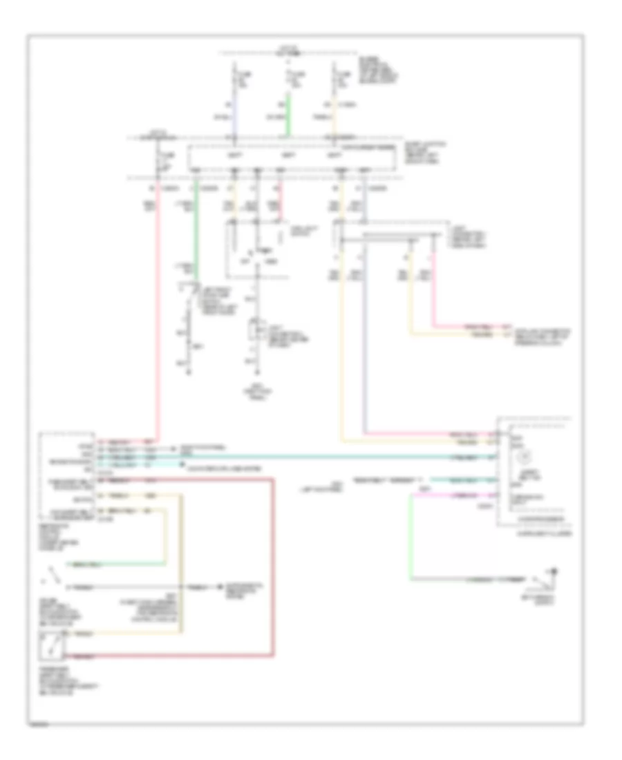Warning Systems Wiring Diagram for Mercury Monterey 2005