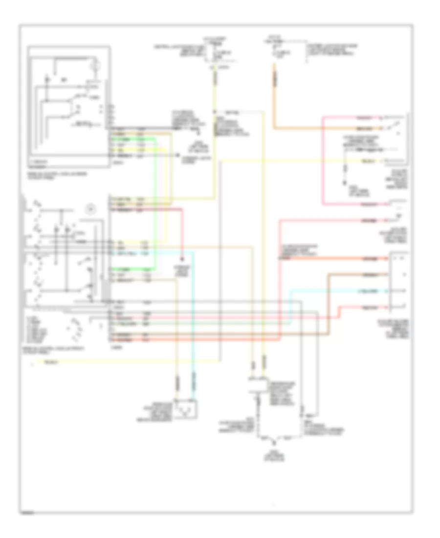 Manual A C Wiring Diagram with Sliding Roof 2 of 2 for Mercury Mountaineer 2005