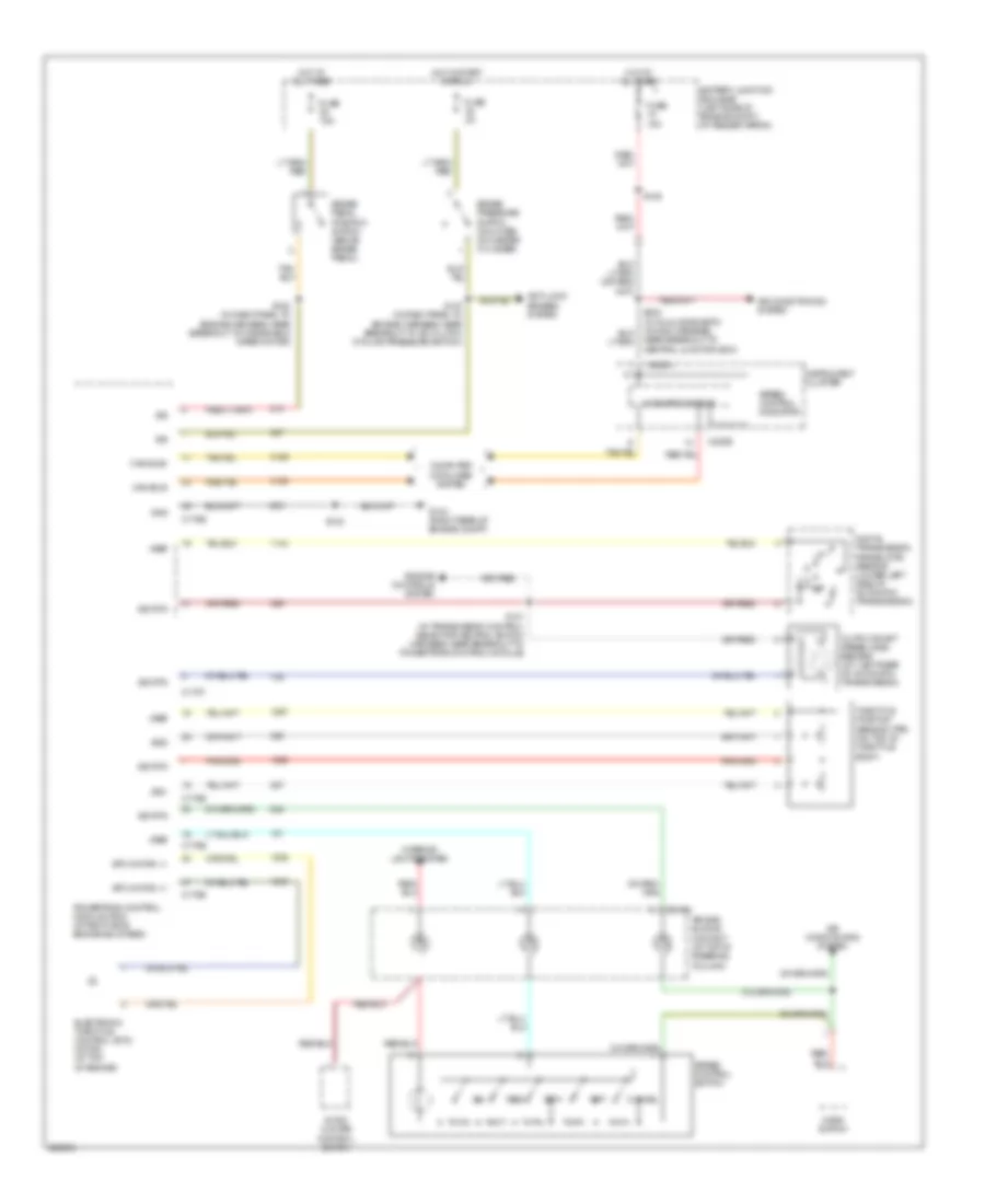 Cruise Control Wiring Diagram, without IVD for Mercury Mountaineer 2005