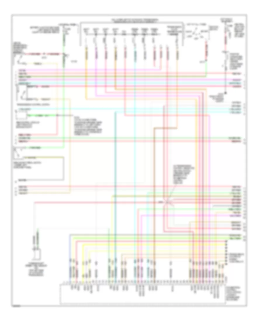 4.0L, Engine Performance Wiring Diagram (2 of 4) for Mercury Mountaineer 2005