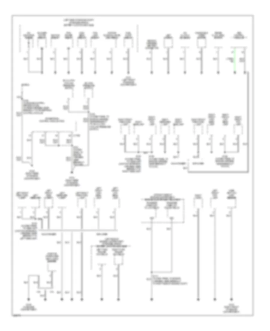 Ground Distribution Wiring Diagram 1 of 4 for Mercury Mountaineer 2005