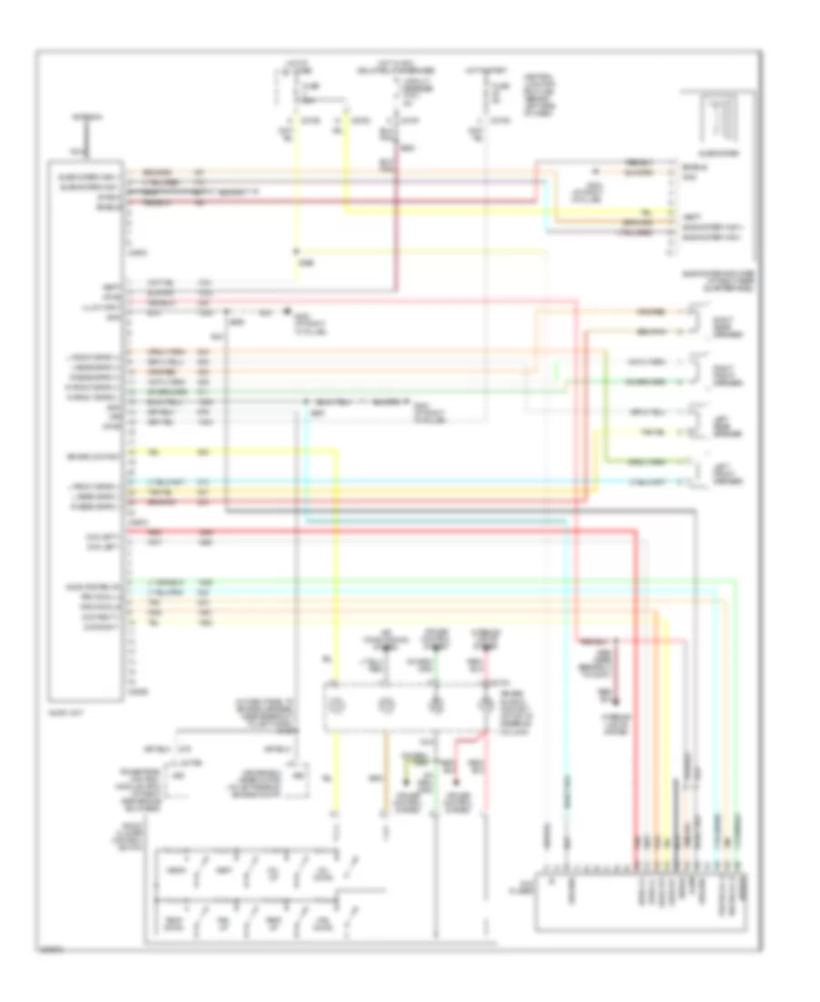 Rear Seat Entertainment Wiring Diagram with Audiophile System for Mercury Mountaineer 2005
