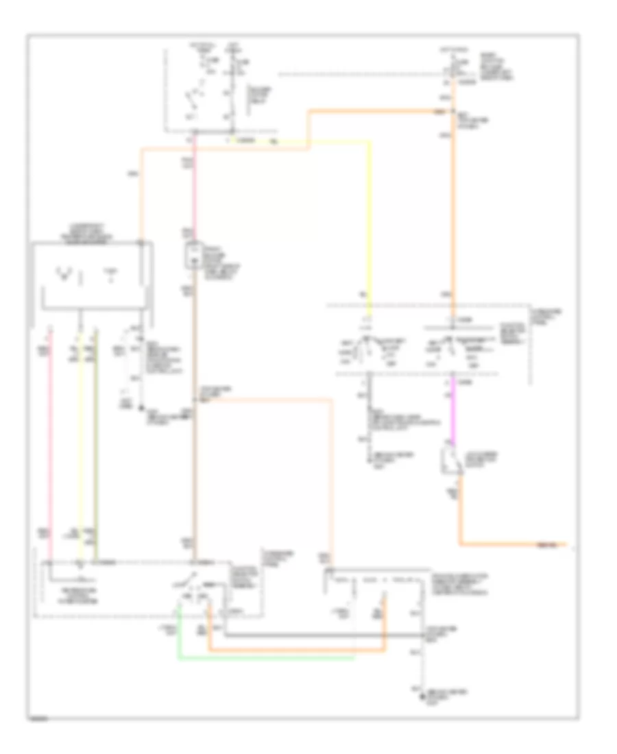 Manual AC Wiring Diagram (1 of 2) for Mercury Sable GS 2005