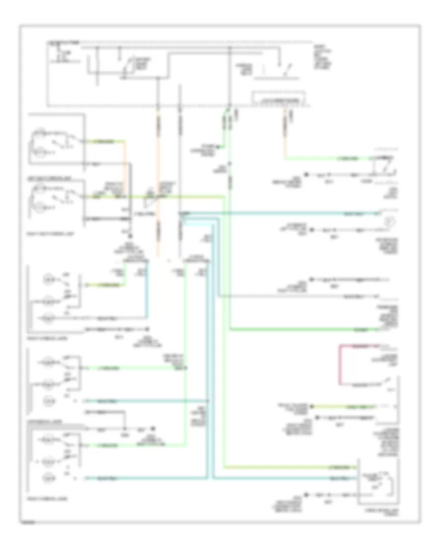 Courtesy Lamps Wiring Diagram for Mercury Sable GS 2005