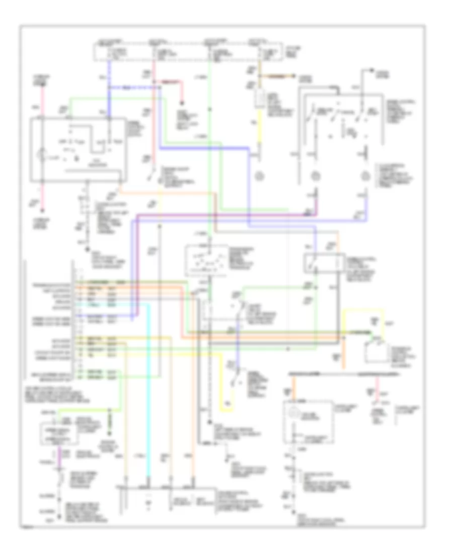 Cruise Control Wiring Diagram for Mercury Villager GS 1995