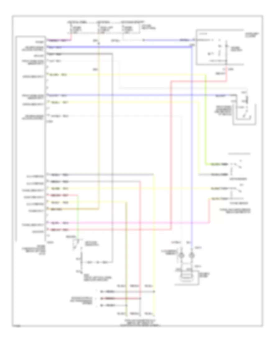 Supplemental Restraint Wiring Diagram for Mercury Villager GS 1995