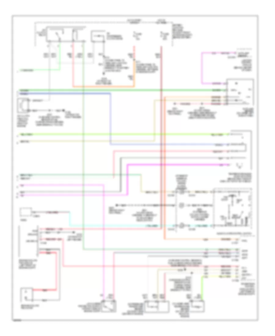 Automatic AC Wiring Diagram (2 of 2) for Mercury Grand Marquis GS 2006