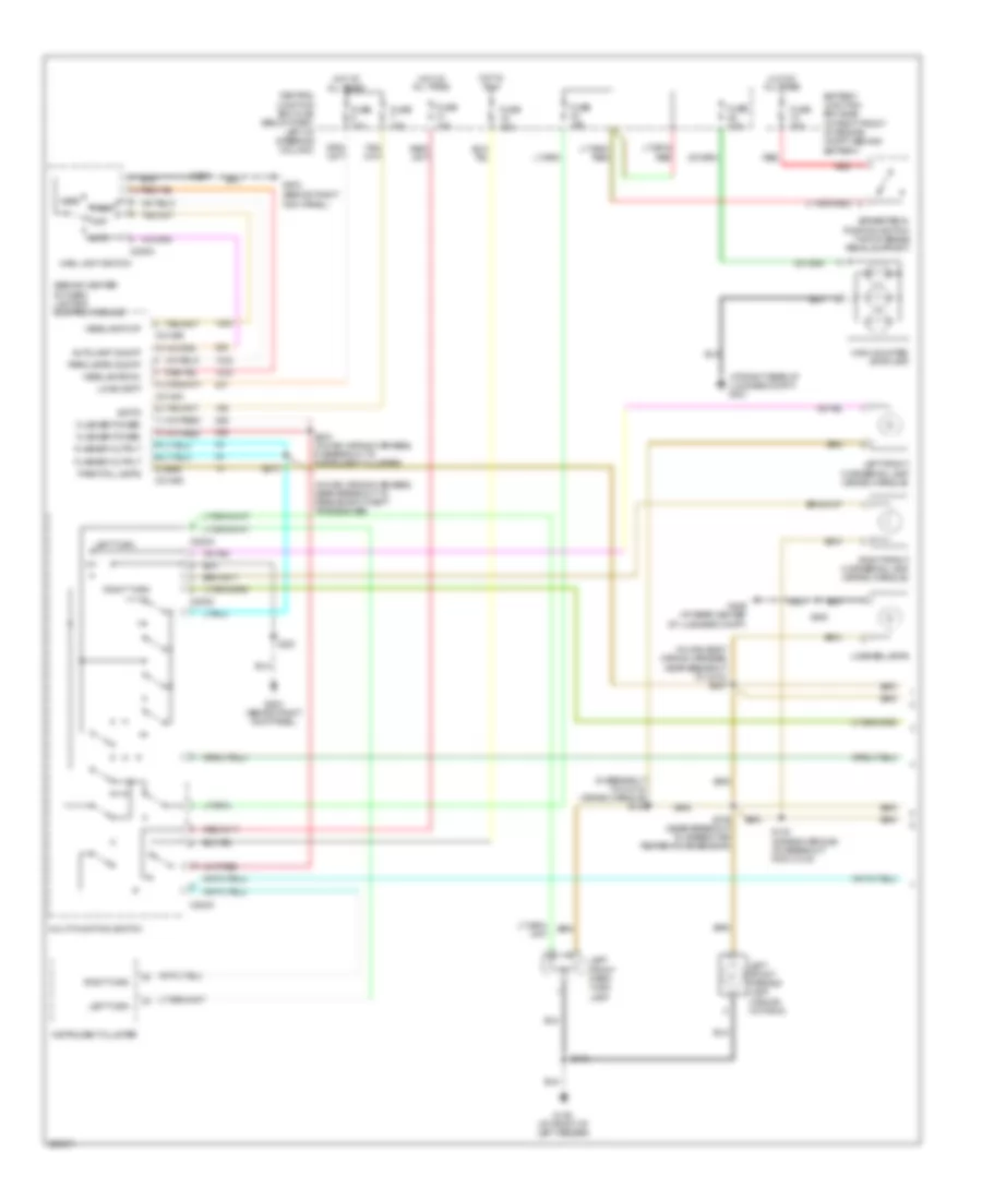 Exterior Lamps Wiring Diagram (1 of 2) for Mercury Grand Marquis GS 2006